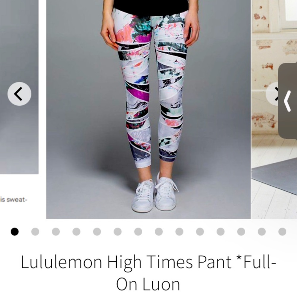 Lululemon High Times Pigment Wave Multi 7/8